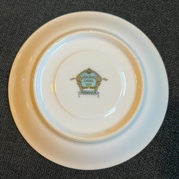VTG NORITAKE Renovia Footed Espresso Demitasse Cup and Saucer Set JAPAN Rare - Picture 8 of 10
